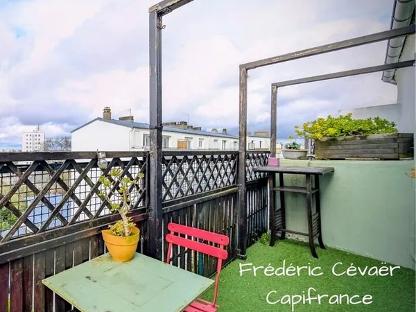 BREST (29) St Martin - Appartement - 80 m² avec balcon-terrasse - 3 chambres - Dernier étage