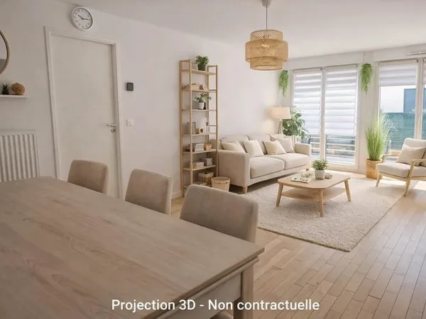 Appartement 4 pièces 76 m²