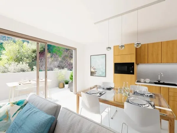 Beausoleil Guynemer Frontière Monaco 2 pièces avec garage et terrasse