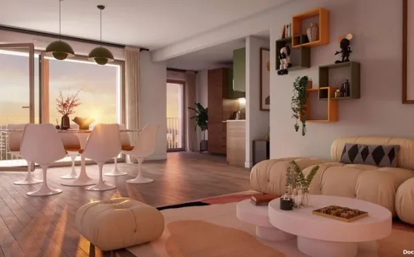 Appartement 3 pièces 63 m²