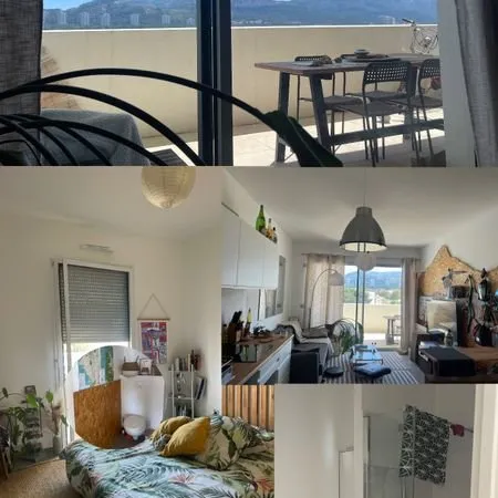 Location T2 Marseille 8 piscine et vue imprenable