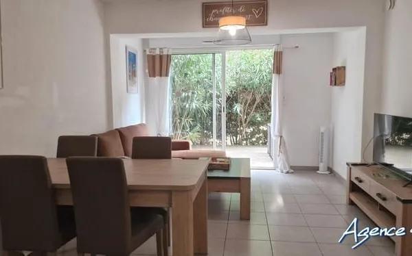 Beau T2 avec jardin dans résidence sécurisée