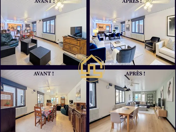 Exclusivité ! Maison 4 Chambres, jardin, double garage. Bruay s