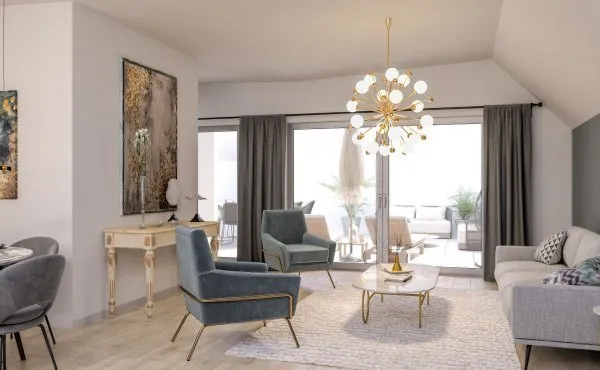 APPARTEMENT T3 DE 60M² TRAVERSANT DERNIER ETAGE - TAVERNY CENTRE - PROCHE GARE ET COMMERCES