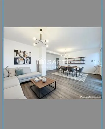 T3 meublé 68 m2 balcon Illange proche Luxembourg lumineux