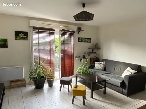 Appartement T2 - 47,77 m² - Nantes Tortière - Balcon + Parking sécurisé