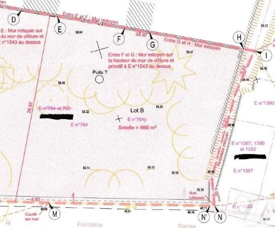 Terrain 666 m²