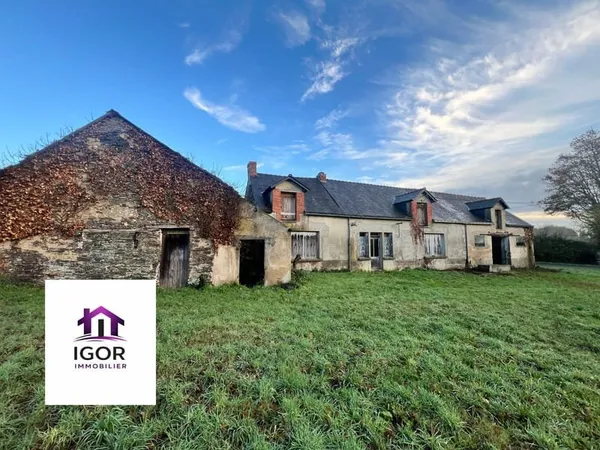 Longère en pierre à rénover avec dépendances Campagne proche de Derval