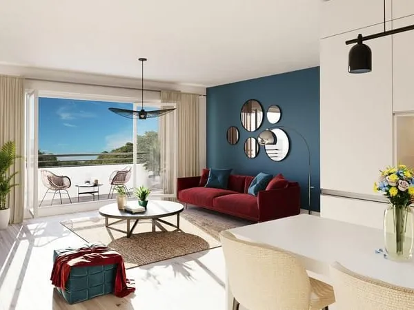 Appt 2 pièces avec balcon et parking - 252 000 Euros