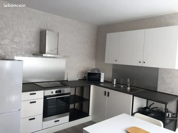 Appartement T3 meublé - 57 m² - Parking - Proche commodités