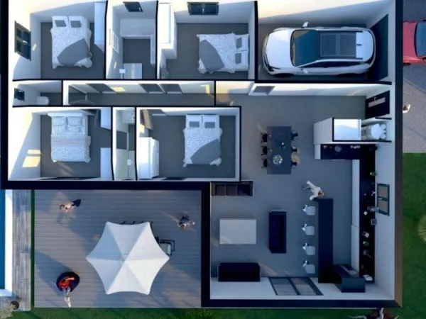 Maison 5 pièces 100 m²