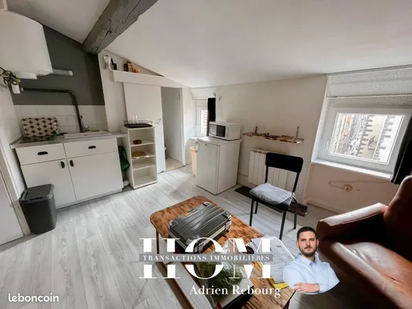 Studio 1 pièce 19 m²