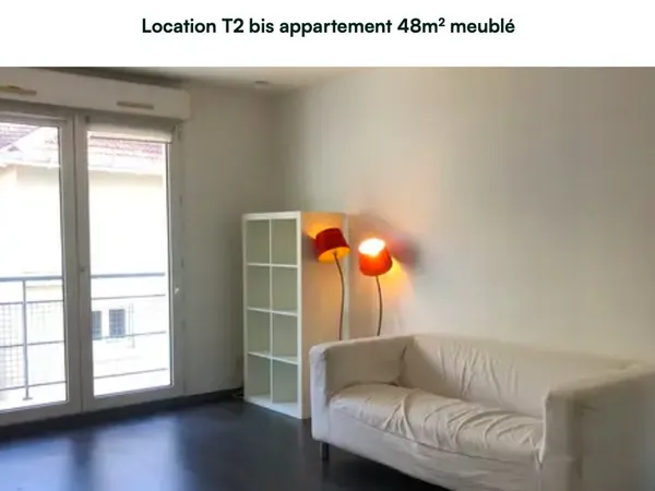 Loue appartement - 48m²