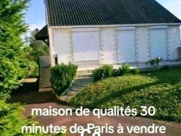 Non agence directe propriétaire maison 30 minutes de Paris v