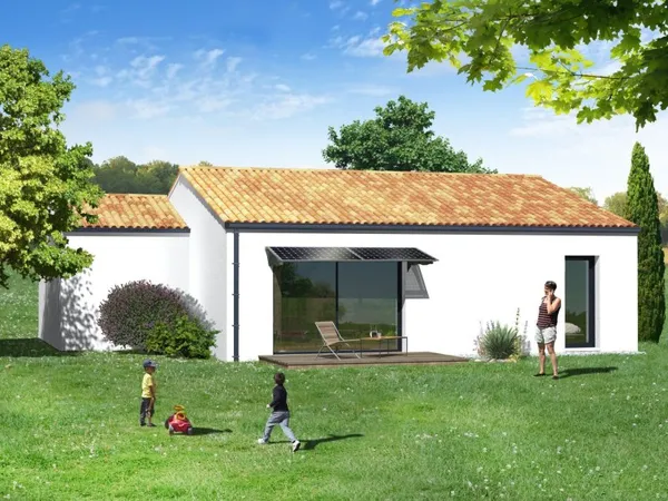 Projet de construction d'une maison 80.07 m² avec terrain à LIGUGE (86)