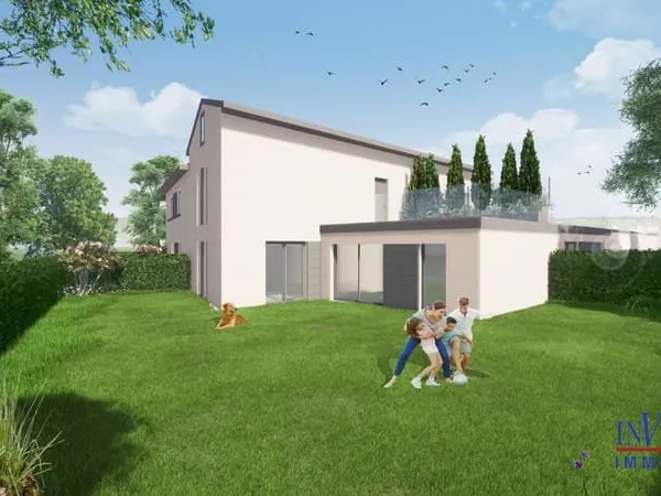 Saint-Genis-Laval - Villa contemporaine T5 avec jardin et parking