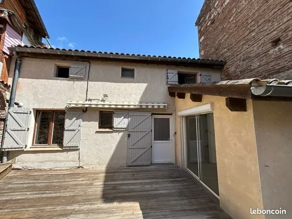 Maison T3 avec jardin et terrasse - Centre Agen - Climatisation