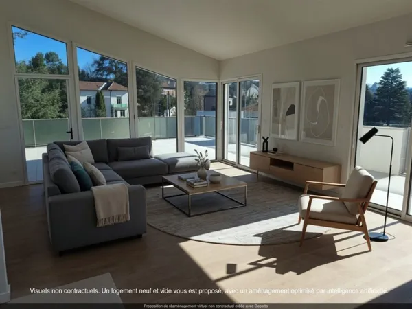 Appartement neuf de 4 pièces et sa terrasse de 88m2