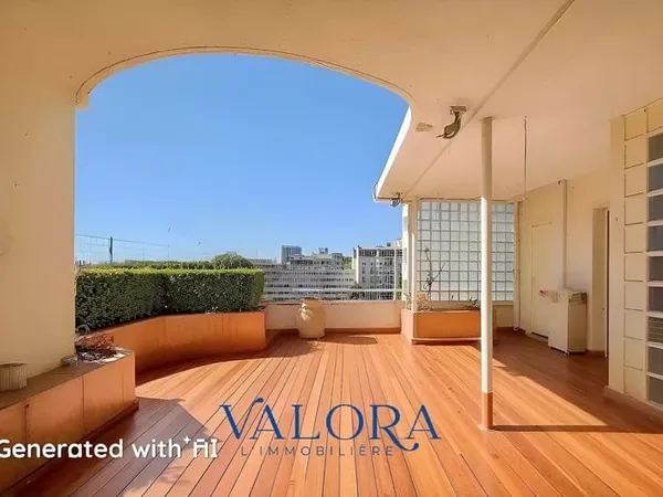 Carré d'or- Appartement d'exception en dernier étage avec terrasse plein ciel.