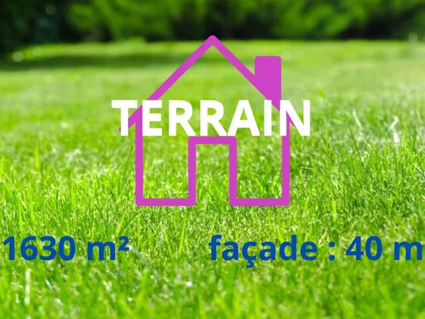 Terrain constructible de 1600 m2 Campagne d'Avesnes