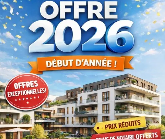 OFFRE 2026 // APPARTEMENT F4 // TVA 5.5 + remise et frais de notaires offert
