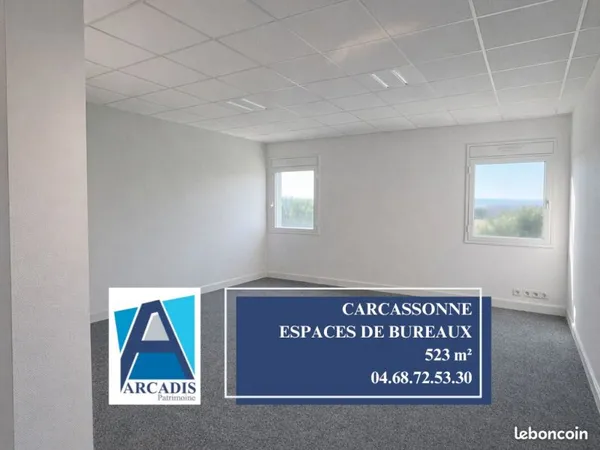 Bureaux 523 m² CARCASSONNE