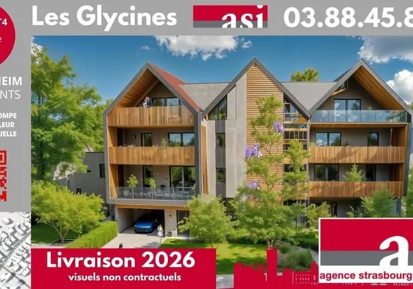 Appartements neufs du T2 ou au T4 en vente à GAMBSHEIM