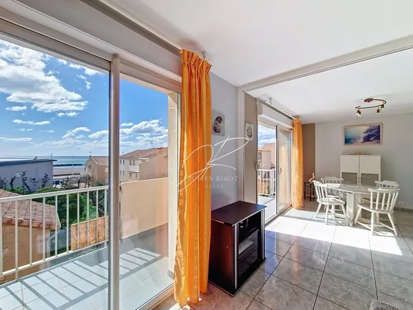 Appatrtement T2 43 m² Terrasse Vue Mer
