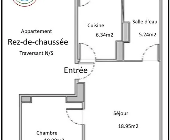 Appartement 2p libre