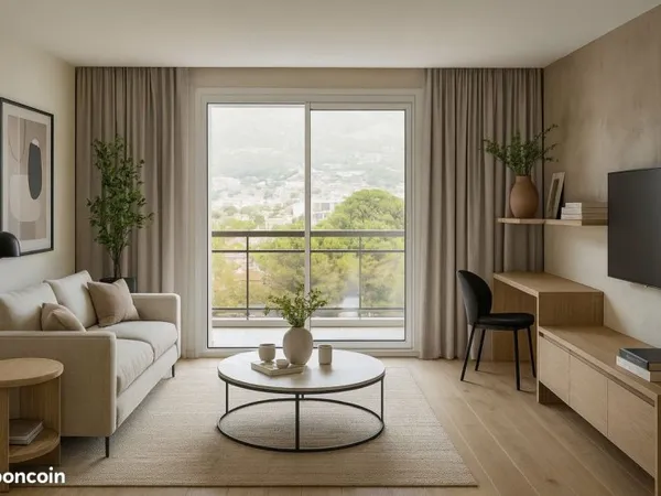 Appartement T3 72m2 lumineux balcon Toulon Bon Rencontre