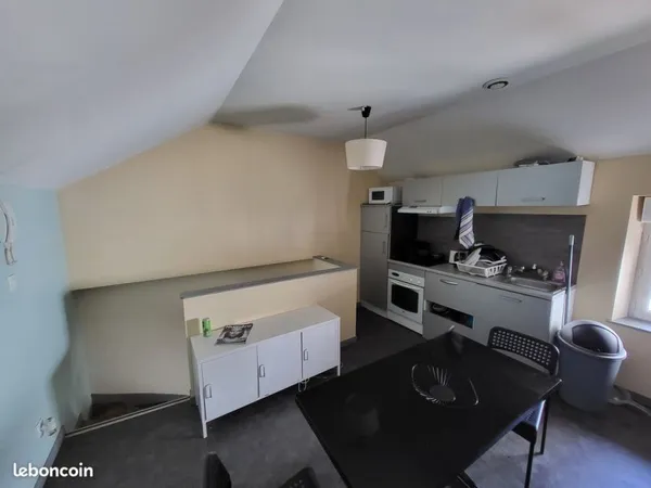 T2 meublé 31 m² avec TV, proche Gare, libre le 25 mai