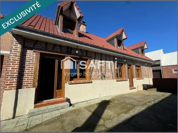 Maison 2/3 chambres garage et grand jardin
