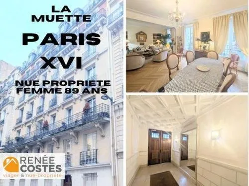Vente en nue propriété - F89 ans - PARIS (75016)