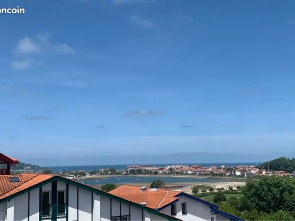 Cote basque. Coeur de ville, mode vie tout à pied. 6 pièces 176m2 lumineux et traversant. 106m2 de t