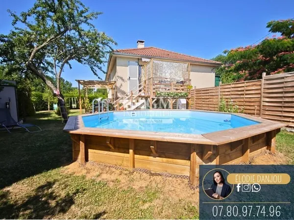 Maison avec 3 chambres + 1 bureau ou chambre d'ami - Jardin et piscine - Aux portes de Châteaudun