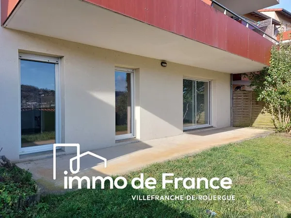 Appartement T3 63.62 m² avec terrasse+jardin+garage+parking+cellier