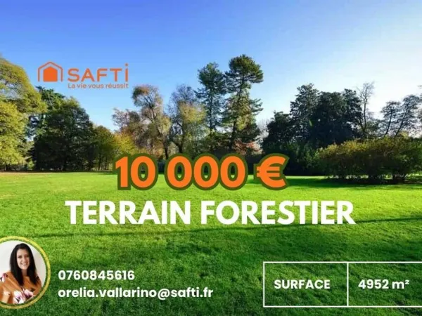 Terrain forestier 4 952 m²