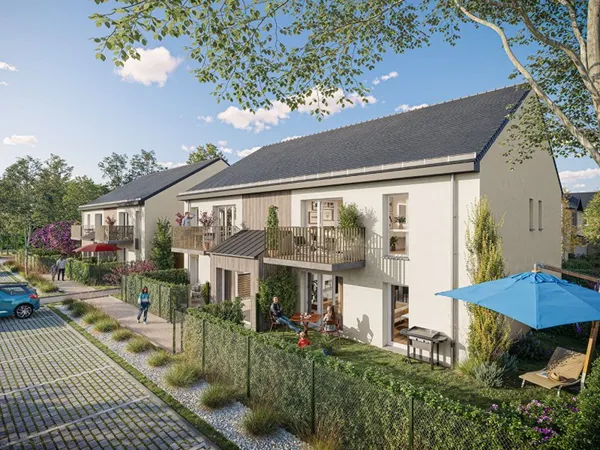 A vendre T2 avec jardin privatif en plein bourg de Pellouailles les vignes