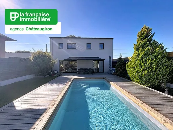 Maison - Vern Sur Seiche - contemporain - lumière - piscine - sobriété - 5 Minutes Poterie
