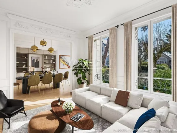 ASNIERES SUR SEINE - Hôtel particulier avec jardin