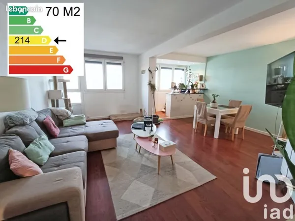 Appartement 4 pièces 70 m²