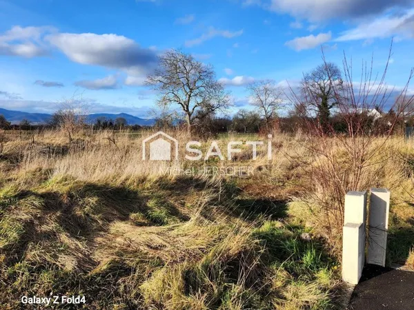 Holtzwihr Magnifique Terrain viabilisé de 700 m² libre constructeur