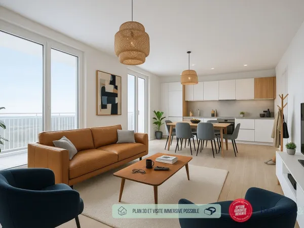 4 PIÈCES de 87m² + EXT(s) de 28m² + PKG(s)