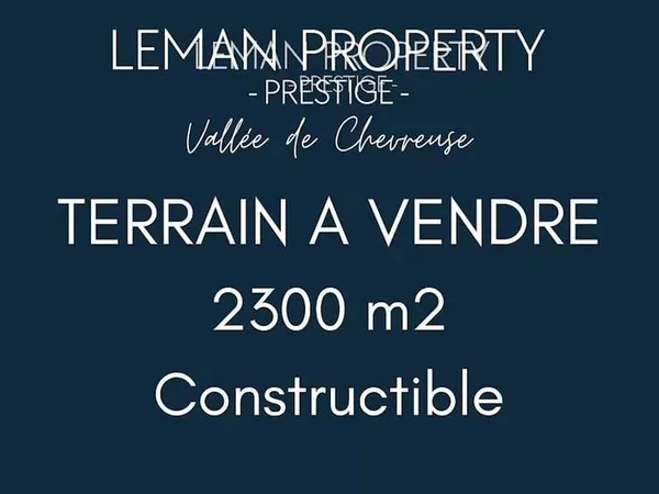 Terrain à bâtir 2300 m²