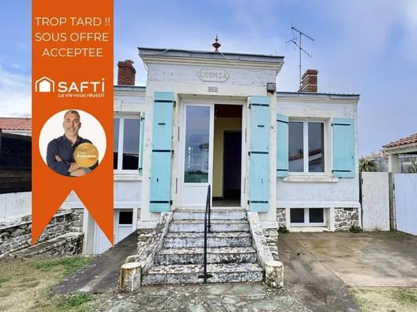 Maison 2 chambres sur sous sol proche commerces