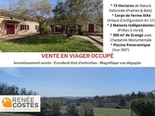 Viager occupé - F75 ans - CASTELNAU DE MONTMIRAL (81140)