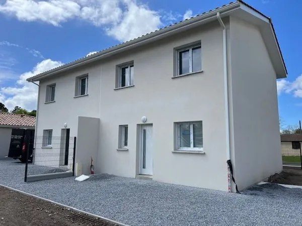 Maison neuve mitoyenne 80 m2 Belin-Beliet