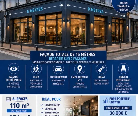 Local commercial Athis Mons 110 m2
