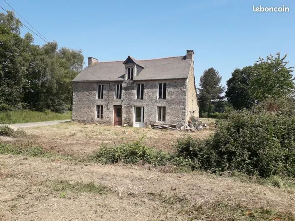 Maison de campagne indépendante de 108m2 au sol à rénover avec terrain cultivable en bio de 3,4650 h