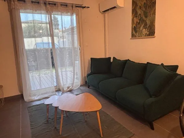 T2 meublé 36m² rez-de-jardin - résidence avec piscine - parking